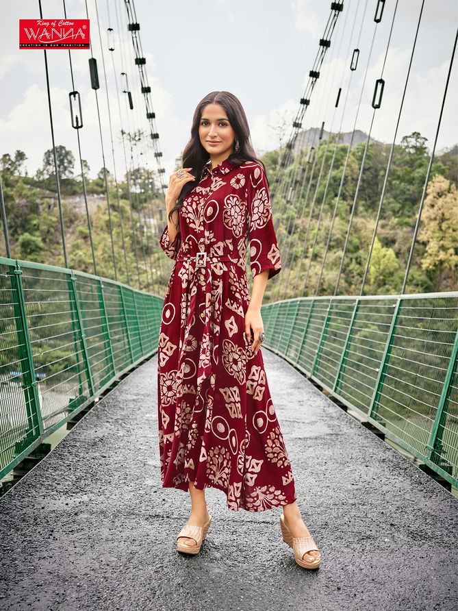 Amber By Wanna Long Kurti Catalog